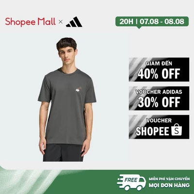 [Duy nhất 8.8 - VOUCHER 30%]adidas Phong cách sống ÁO THUN GRAPHIC COFFEE CAFE CHEESECAKE Nam Xám KB2499