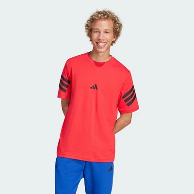 adidas Phong cách sống Áo Thun 3 Sọc Future Icons Nam Đỏ JD4875
