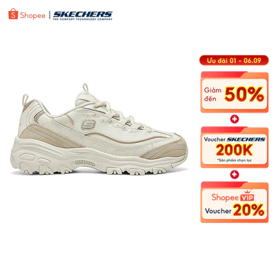 Giày Thể Thao Nữ Skechers Sport D'Lites New Heat Thường Ngày - 150231-NTTP Air-Cooled Memory Foam