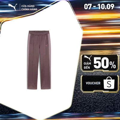 Quần Dài Thời Trang PUMA Nữ T7 ALWAYS ON Straight Pants Raisin Màu Tím