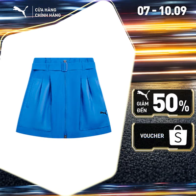 Váy Ngắn Thời Trang PUMA Nữ FUTURE ARCHIVE Skirt Mountain Blue Màu Xanh