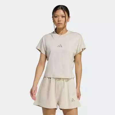 adidas Lifestyle ALL SZN Tee Women Beige JY7811