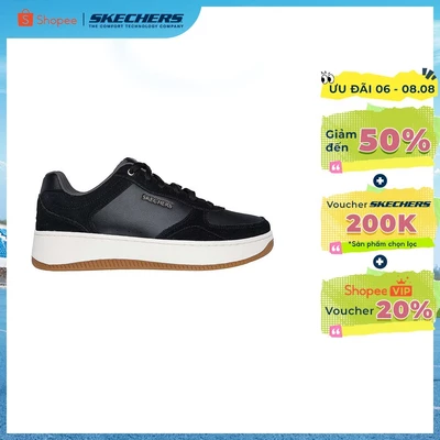 [ĐỘC QUYỀN ONLINE] Giày Thể Thao Nam Skechers Court Classics Sport Court 2.0 Yaros-254010-BKNT Air-Cooled MF