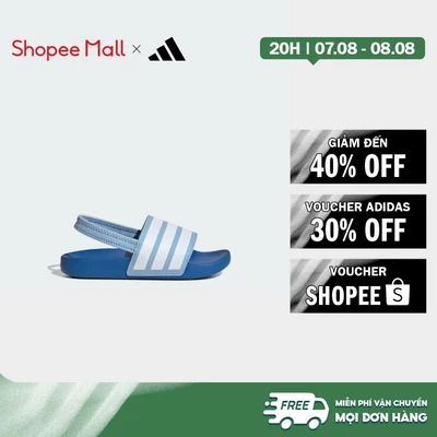 [Duy nhất 8.8 - VOUCHER 30%]adidas Bơi lội & Phong cách sống Dép adilette Estrap Trẻ Em Trẻ em Màu xanh da trời JR5332