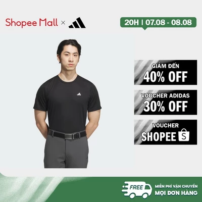 [Duy nhất 8.8 - VOUCHER 30%]adidas Đánh gôn Áo Ngắn Tay Cổ Tròn AEROREADY Nam Đen JG1306