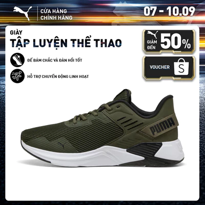 Giày Tập Luyện PUMA Unisex Disperse XT2 Sport Dark Olive-Black Màu Xanh Lá