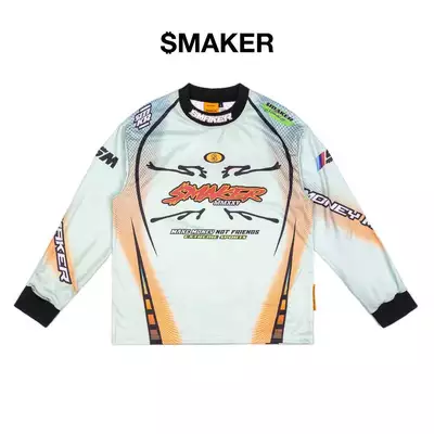 [SMAKER] Áo tay dài hoạ tiết đua xe - SMAKER RACING LONG SLEEVES
