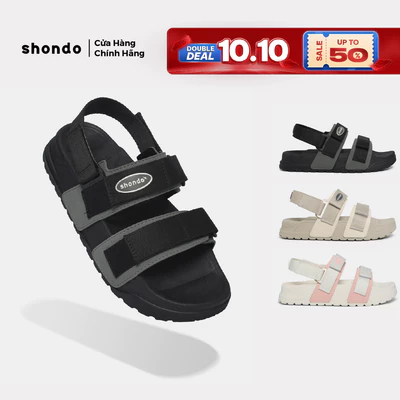 Giày Sandal Nam Nữ Platy 4 Đế Bánh Mì Nhẹ Êm Shondo Nhiều Màu
