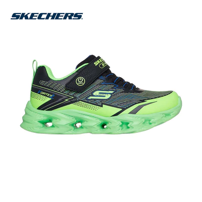 Giày Thể Thao Bé Trai Skechers S-Lights Vortex 2.0 Veltrox - 400605L-LMBK