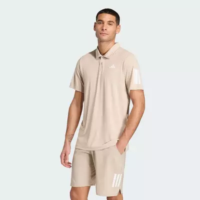 adidas Quần vợt Áo Polo 3 Sọc Tennis Club Nam Be KS8321
