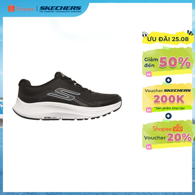 Giày Thể Thao Nữ Skechers Performance GOrun Consistent 2.0 Arveda - 128650-BKW Air-Cooled Goga Mat