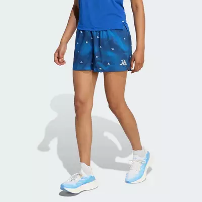 adidas Chạy Quần Short Chạy Bộ adi365 Essentials Brand Love Nữ Màu xanh da trời KD3957