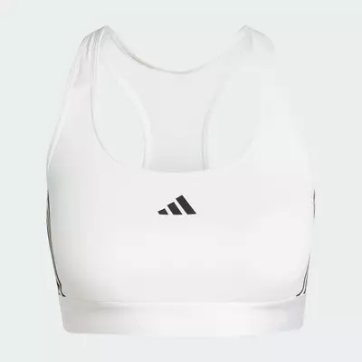 adidas Gym & Training Áo Bra Tập Luyện Nâng Đỡ Vừa PrimeLiftreact Hyperglam Nữ trắng IX9253
