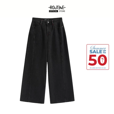 Quần Denim Nữ Form Straight - Routine 10F24DPAW026