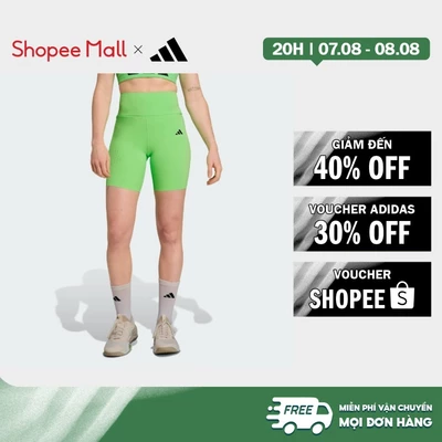 [Duy nhất 8.8 - VOUCHER 30%]adidas Gym & Training Quần legging đạp xe Cool Intensity Nữ màu xanh lá JW8679