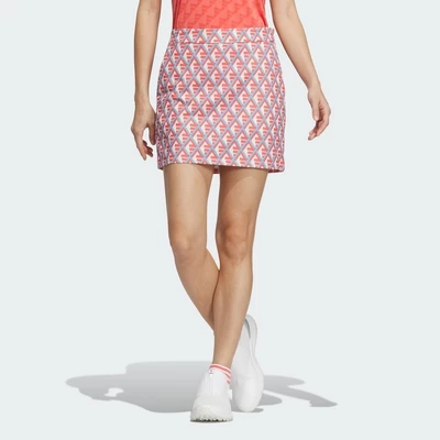 adidas Đánh gôn Chân Váy Graphic Nữ Đỏ IK9767