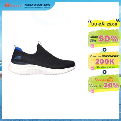 Giày Thể Thao Nam Skechers Sport Flection 3.0 Valden Thường Ngày - 8790219-BKW Memory Foam