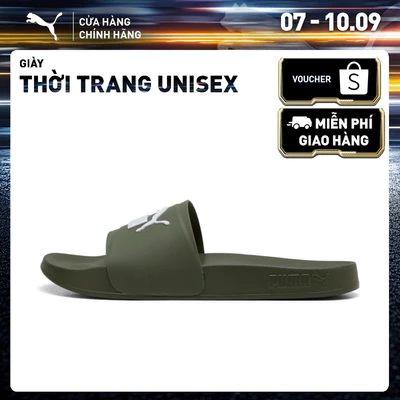 Dép Quai Ngang PUMA Unisex Leadcat 2.0 Flex Moss Veil-White Màu Xanh Lá