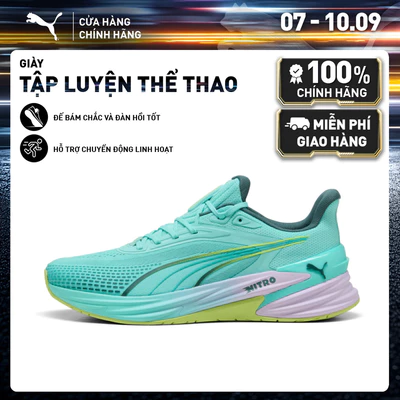 Giày Thể Thao Tập Luyện PUMA Unisex Activate Nitro TR Hyrox Intense Mint-LightLavender-Sunny Lime-HerbGarden Màu Xanh Lá