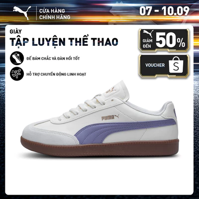 Giày Thể Thao PUMA Unisex 9-T Frosted Ivory-Lilac Luster-Gold Màu Trắng