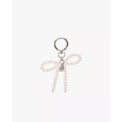 MLB - Móc khóa túi xách nữ Beads Ribbon_3AETB116N-43PKS