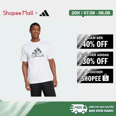 [Duy nhất 8.8 - VOUCHER 30%]adidas Phong cách sống Áo Thun Graphic Camo Badge of Sport Nam trắng IW2676
