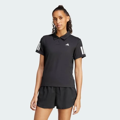 adidas Tennis & Padel Tennis Club Tennis Climacool 3-Stripes Polo Shirt Women Black JP1802
