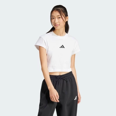 adidas Phong cách sống Áo Baby Tee Logo Nhỏ Future Icons Nữ trắng JE4001