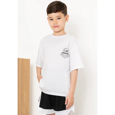 Áo Thun Tay Ngắn Bé Trai Skechers Basketball Culture Short Sleeve Tee - P225B084-0019 Online Sale