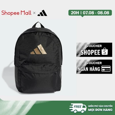 adidas Lifestyle Classic 3 Bar Logo Backpack Unisex Black IS7048