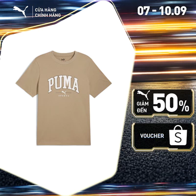 Áo Thun Thời Trang PUMA Nam SQUAD Tee Oak Branch Màu Be