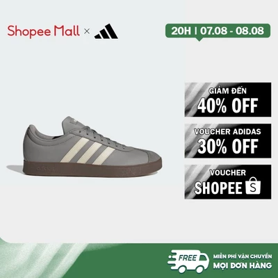 [Duy nhất 8.8 - VOUCHER 30%]adidas Phong cách sống Giày VL Court Base Nam Xám JI1777