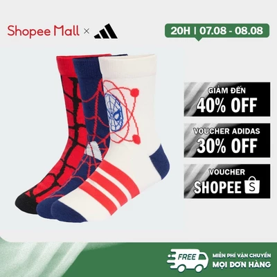 [Duy nhất 8.8 - VOUCHER 30%]adidas Lifestyle ADIDAS MARVEL KIDS SPIDER-MAN SOCKS Unisex Red KA9880