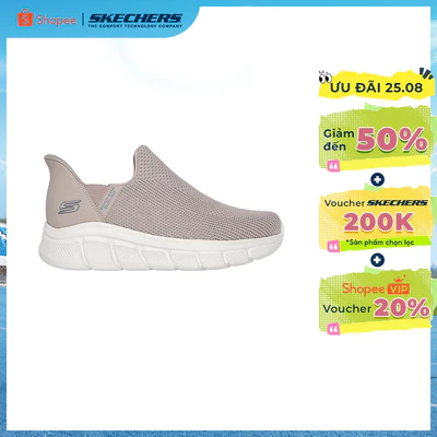 Giày Thể Thao Nam Skechers Slip-ins BOBS B Flex Resilient Edge Thường Ngày - 118306-TPE Memory Foam