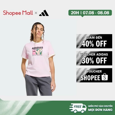 [Duy nhất 8.8 - VOUCHER 30%]adidas Lifestyle POP ART GRAPHIC T-SHIRT1 Q2 Women Pink KC8601