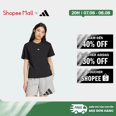 [Duy nhất 8.8 - VOUCHER 30%]adidas Phong cách sống Áo Thun Cotton Logo Nhỏ Essentials Nữ Đen JC5943