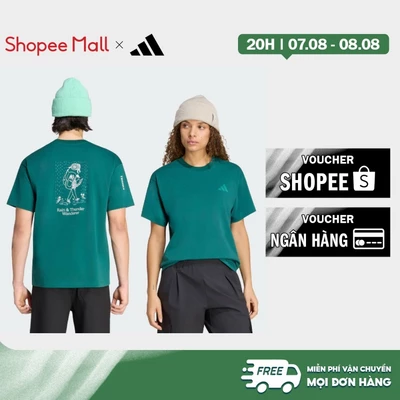 adidas Hiking ÁO THUN GRAPHIC TERREX WANDERER Unisex màu xanh lá KS2533