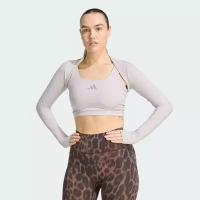 adidas Gym & Training PrimeLift Essentials Workout Contour Shrug Women Purple KD2217