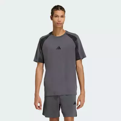 adidas Phong cách sống ÁO THUN RẰN RI Nam Xám KC0709