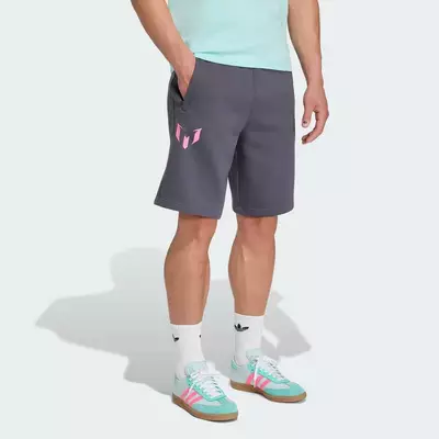 adidas Bóng đá Quần Short Messi Nam Xám KD6409