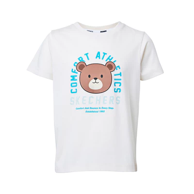 Áo Thun Tay Ngắn Bé Trai Skechers Comfort Athletic Short Sleeve Tee - SL424B657-OW02 Online Sale