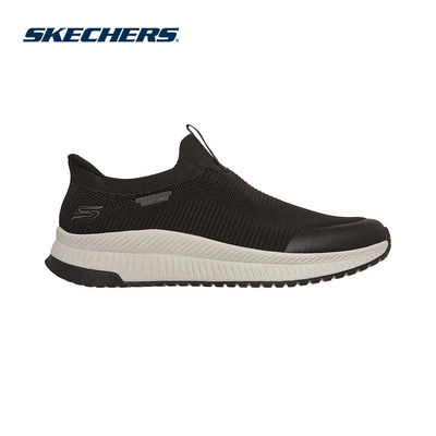Giày Thể Thao Nam Skechers Slip-Ins BOBS Sport Squad 4 Single Step Thường Ngày - 118415-BLK Memory Foam