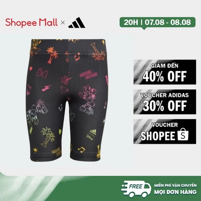 [Duy nhất 8.8 - VOUCHER 30%]adidas Phong cách sống Quần Short Legging Mouse adidas x Disney Trẻ em Đen IN7307