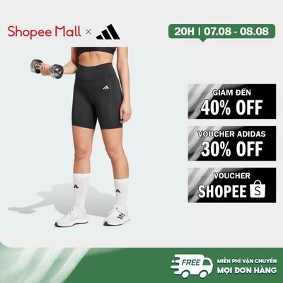 [Duy nhất 8.8 - VOUCHER 30%]adidas Gym & Training Quần Legging Ngắn Optimé Essentials 7 Inch Với Túi Ẩn Nữ Đen IT2281