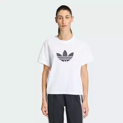 adidas Lifestyle TREFOIL TEE BOXY Women White KD6225