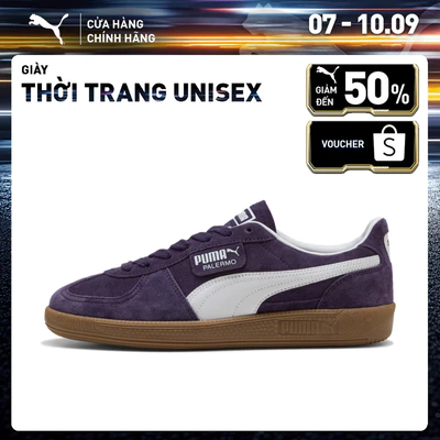 Giày Thời Trang PUMA Unisex Palermo Deep Plum-Gum Màu Tím