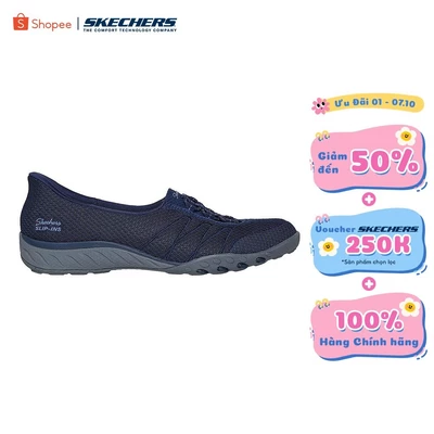 Giày Búp Bê Nữ Skechers Slip-ins Modern Comfort Breathe-Easy Striking Stroll - 100755-NVY
