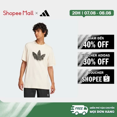 [Duy nhất 8.8 - VOUCHER 30%]adidas Phong cách sống Áo Thun Ba Lá Skeleton Nam trắng JN4559