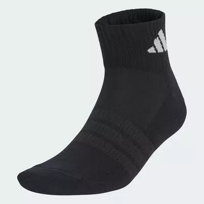 adidas Lifestyle CUSHIONED SPORTSWEAR ANKLE SOCKS 3 PAIR PACK Unisex Black KR7116