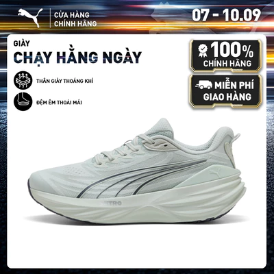 Giày Chạy Bộ PUMA Nam ForeverRun NITRO 3 Créme De Mint-Inky Depths Màu Xanh Lá